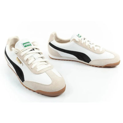 Puma Arizona Retro smėlio spalvos odiniai unisex sportiniai bateliai