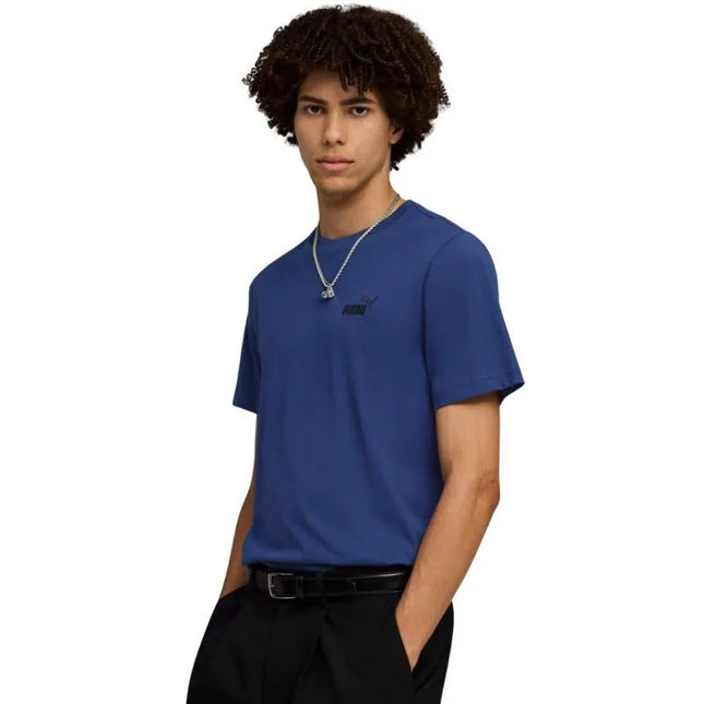 Puma vyriški ESS Small No. 1 Logo marškinėliai, tamsiai mėlyni, 682535 47