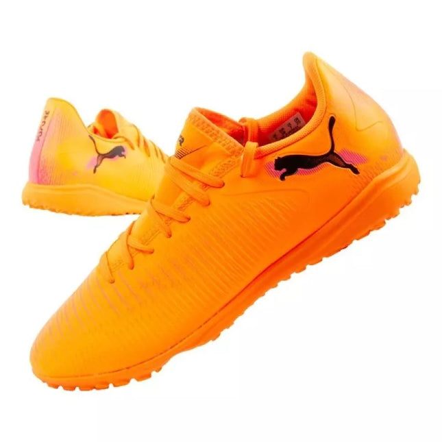 Puma vyriški sportiniai futbolo bateliai Future 8 Play TT dirbtinės vejos oranžiniai