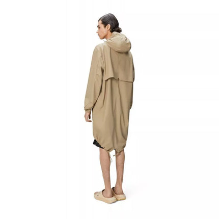 Rains Unisex Fishtail Parka W3 18140 24 SMĖLINĖ Lietaus Paltai