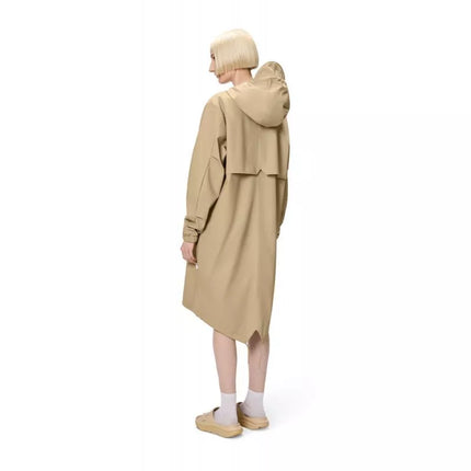 Rains Unisex Fishtail Parka W3 18140 24 SMĖLINĖ Lietaus Paltai