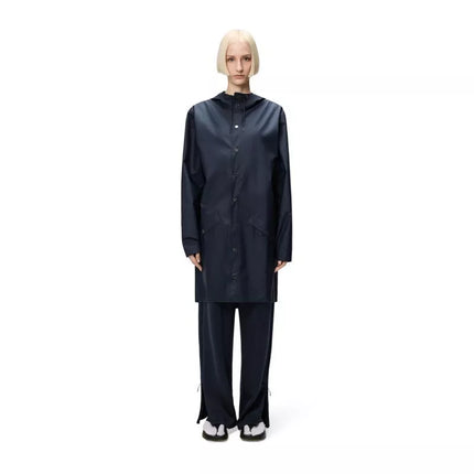 Rains unisex ilgas lietpaltis LONG JACKET W3 12020 47 NAVY