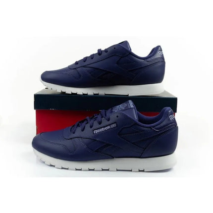 Reebok moteriški sportiniai bateliai Classic violetiniai odiniai madingi