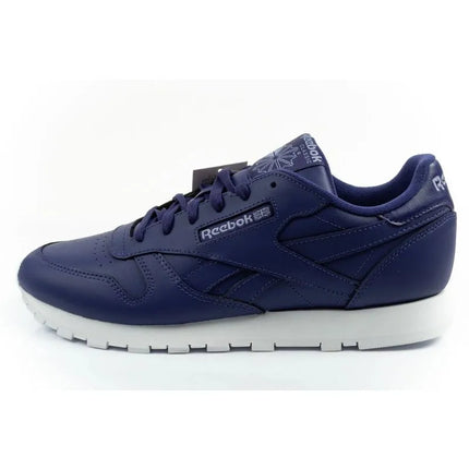 Reebok moteriški sportiniai bateliai Classic violetiniai odiniai madingi