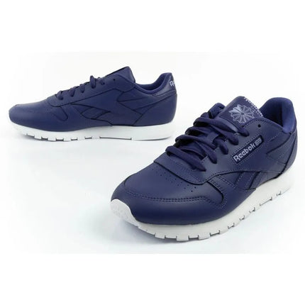 Reebok moteriški sportiniai bateliai Classic violetiniai odiniai madingi