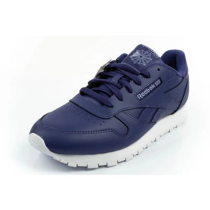 Reebok moteriški sportiniai bateliai Classic violetiniai odiniai madingi