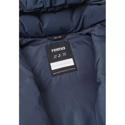 Reima pūkinė striukė. Paimio Navy 3 metų vaikams Unisex neperšlampama tamsiai mėlyna (5100282A-6980)