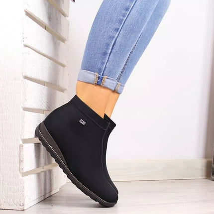 Rieker W 98251-00 moteriški izoliuoti juodi aulinukai