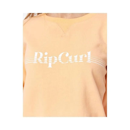 RIP CURL Re-Entry džemperis ilgomis rankovėmis – šviesiai oranžinis