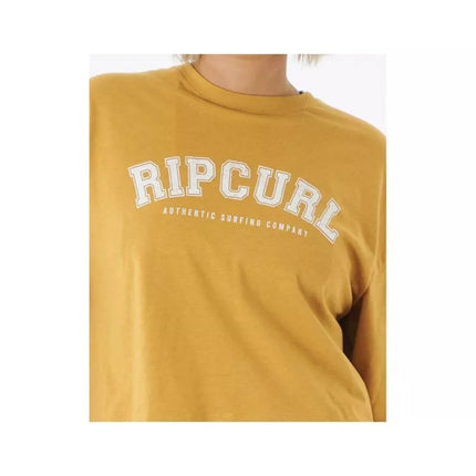 RIP CURL Seacell Crop Heritage marškinėliai, geltoni
