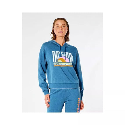 RIP CURL Wave Shapers džemperis su gobtuvu – mėlynas