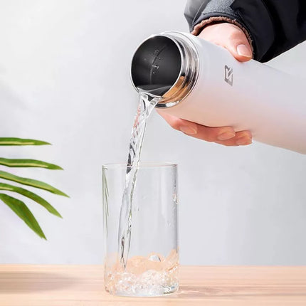 Rockbros 35210029006 termo dviračio gertuvė gėrimams 650 ml - balta