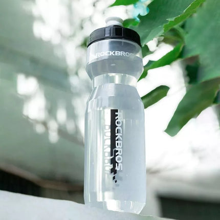 Rockbros 750 ml gertuvė dviračiui - skaidri su juodu kandikliu