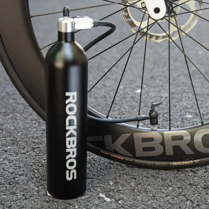 Rockbros bekamerinio padangų pripūtiklis 200 PSI 1.2l - Juodas