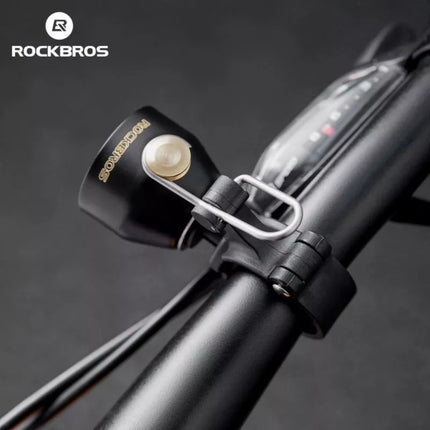 Rockbros dviračio skambutis 340021001 juodas