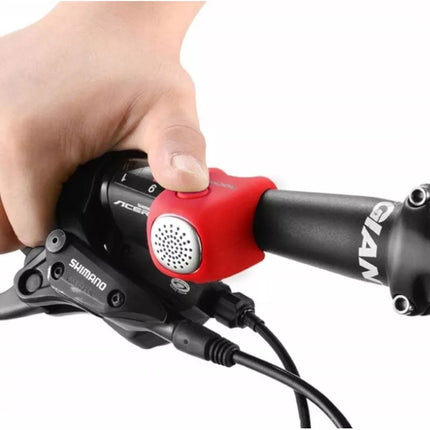 Rockbros elektrinis skambutis raudonas 90DB