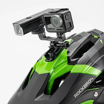 Rockbros FK-301 2-in-1 dviračio vairo laikiklis dviračio kompiuteriui / navigacijai ir kamerai / apšvietimui - juodas