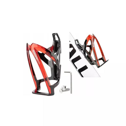 Rockbros FK338 butelio laikiklis juodas ir raudonas