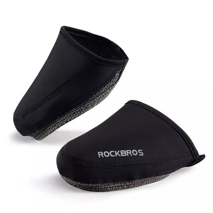 Rockbros LF1030 vėjui atsparios šiltinamos kojų pirštų apsaugos, 39-45 dydis - juodos