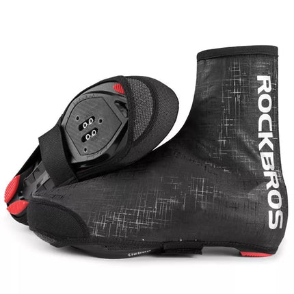 Rockbros LF1081 vėjui ir drėgmei atsparūs batų užvalkalai 42-46 cm – juodi