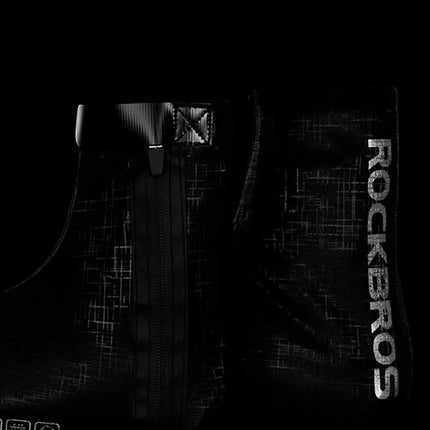 Rockbros LF1081 vėjui ir drėgmei atsparūs batų užvalkalai 42-46 cm – juodi
