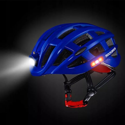 Rockbros MTB dviračio šalmas šviesiai mėlynas 57-62 cm