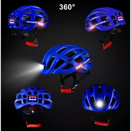 Rockbros MTB dviračio šalmas šviesiai mėlynas 57-62 cm