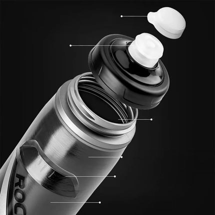 Rockbros termo gertuvė dviračiui 620 ml, be BPA – gradiento juoda