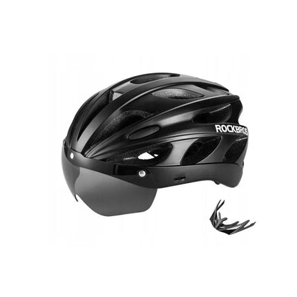 Rockbros TT-16-BK dviračio šalmas juodas (58-61cm)