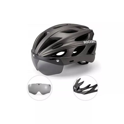 Rockbros TT-16-TI dviračio šalmas pilkas (58-61cm)