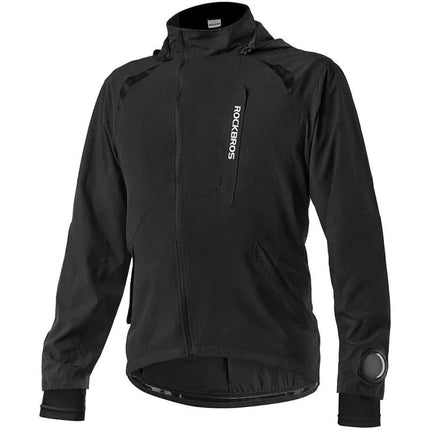Rockbros unisex sportinė striukė YPW034 juoda 2XL