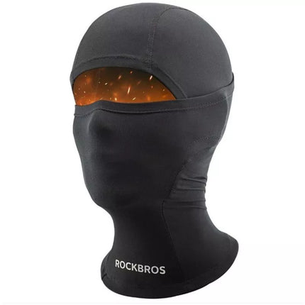 Rockbros vaikiška šiluminė balaklava S juoda