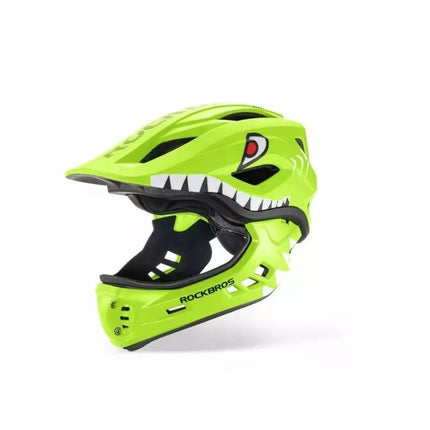 Rockbros vaikiškas dviračio šalmas, žalias, S 48-52cm