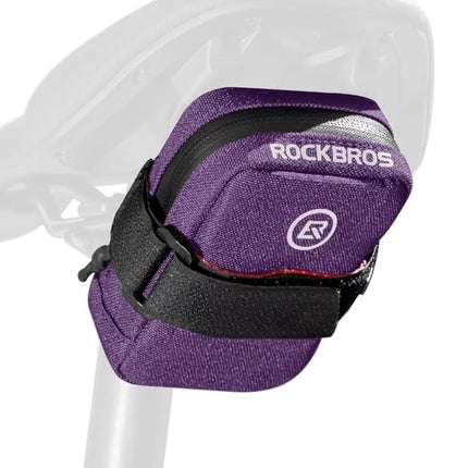 Rockbros violetinis dviračio balnelio krepšys 0.3l