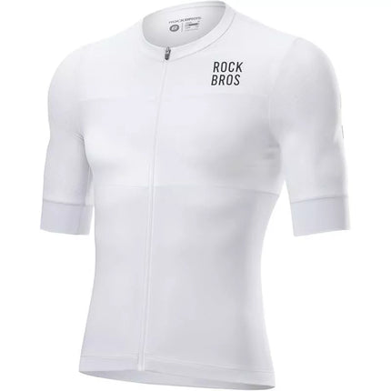 Rockbros vyriški dviratininko marškinėliai balti 3D XL