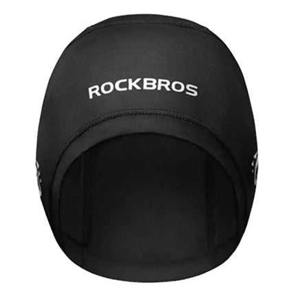 Rockbros YPP037 dviratininko kepuraitė su išpjovomis akiniams - juoda