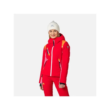 Rossignol W Pilot Down Jkt Striukė Raudona