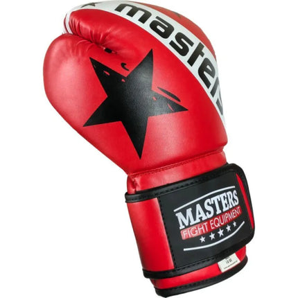 RPU-STAR bokso pirštinės 12 oz, raudonos