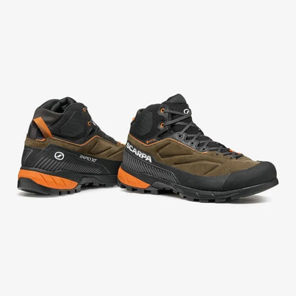 Scarpa RAPID XT MID GTX rudi, oranžiniai