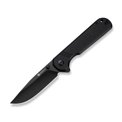 SENCUT Aetheris Micarta peilis, visiškai juodas