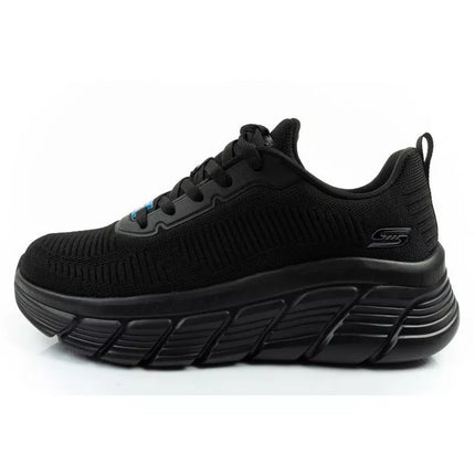 Skechers Bobs B Flex moteriški juodi madingi sportbačiai