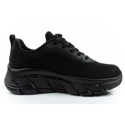 Skechers Bobs B Flex moteriški juodi madingi sportbačiai