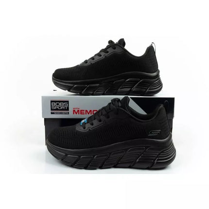 Skechers Bobs B Flex moteriški juodi madingi sportbačiai