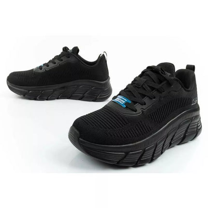 Skechers Bobs B Flex moteriški juodi madingi sportbačiai