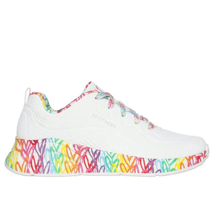 Skechers moteriški laisvalaikio bateliai UNA LITE EXUBERANT HEARTS 177976 WMLT