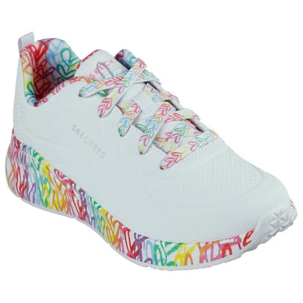 Skechers moteriški laisvalaikio bateliai UNA LITE EXUBERANT HEARTS 177976 WMLT