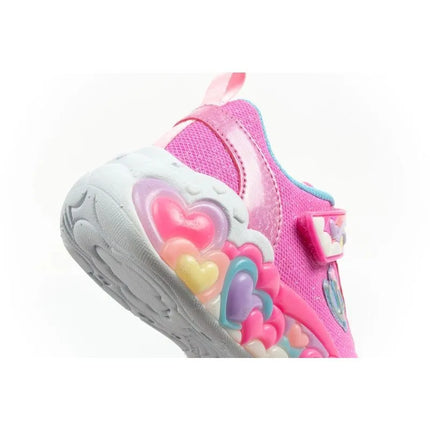 „Skechers S Lights“ LED sportiniai bateliai mergaitėms su lipdukais