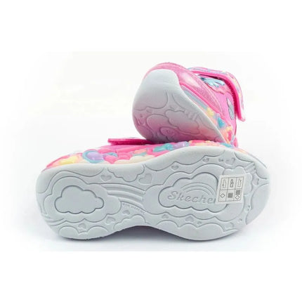 „Skechers S Lights“ LED sportiniai bateliai mergaitėms su lipdukais