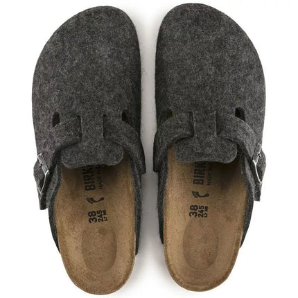 Šlepetės Birkenstock Boston FE Anthrazit 160373
