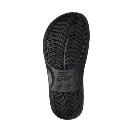 Šlepetės per pirštą Crocs Crocband Flip juodos 11033 0DD